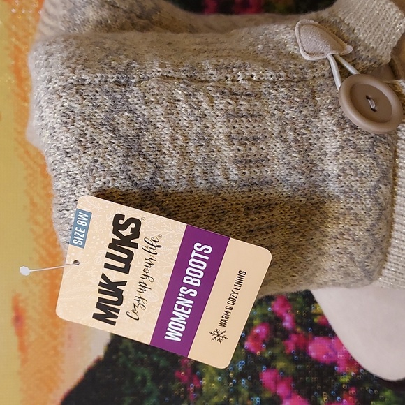 Womens MukLuks Janie Cozy Sweater Boot - Picture 7 of 15